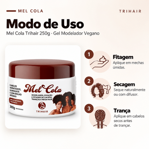 Traihair Mel Cola Styling Gel - Afbeelding 3