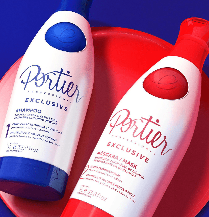 Portier Exclusive – Professionele Set Diep Reinigende Shampoo + Hydraterend Masker – 2 x 1 L - Afbeelding 2