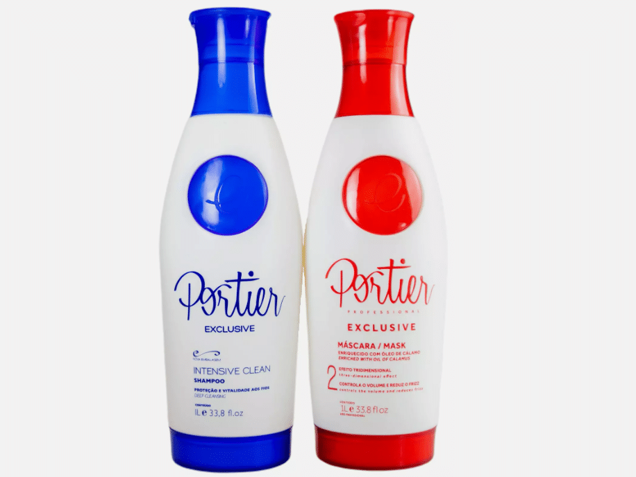 Portier Exclusive – Professionele Set Diep Reinigende Shampoo + Hydraterend Masker – 2 x 1 L