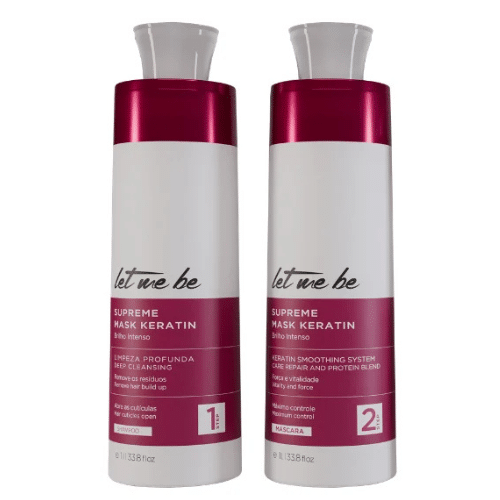 Kit Let Me Be Supreme Mask Keratin – Keratinebehandeling (2 x 1000 ml)